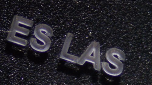 Laser Marking and Engraving of Glass Substrate - DNA Laser